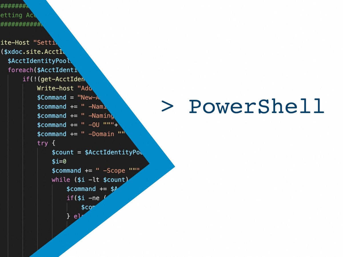 How to create an (MCS) catalog in PowerShell